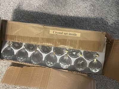 Crystal Set - Faceted Glass Prisms