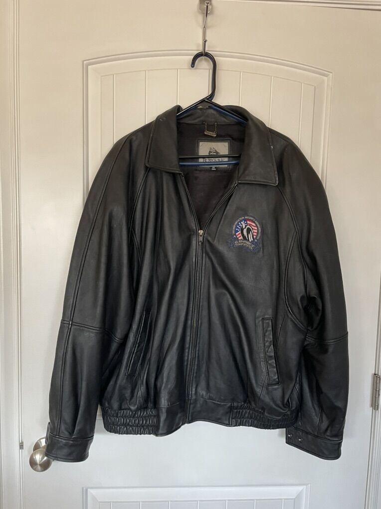 Vintage TSA Leather Coat