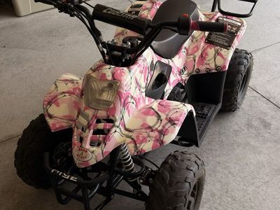 Coolster Pink Camo Youth ATV