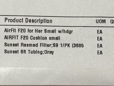 CPAP Supplies