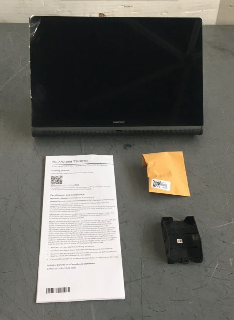 Crestron M201923006 Tabletop Touch Screen Panel TS-1070-B-S-T-V - NEW