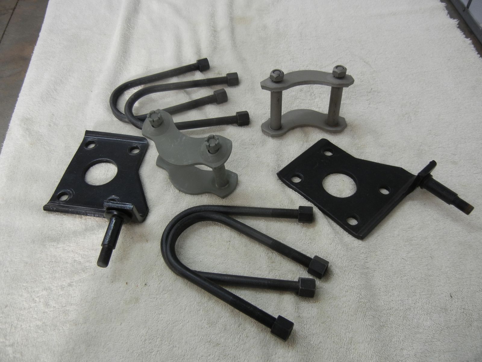 1955-56-57 Chevy Car Original Shackles shock Mounts Leaf Spring Bolts