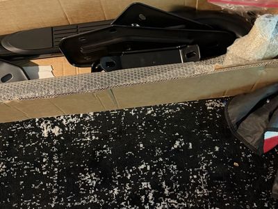 Truck Running Boards / Side Steps - Black with Mounting Brackets