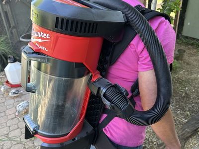Back pack vacuum