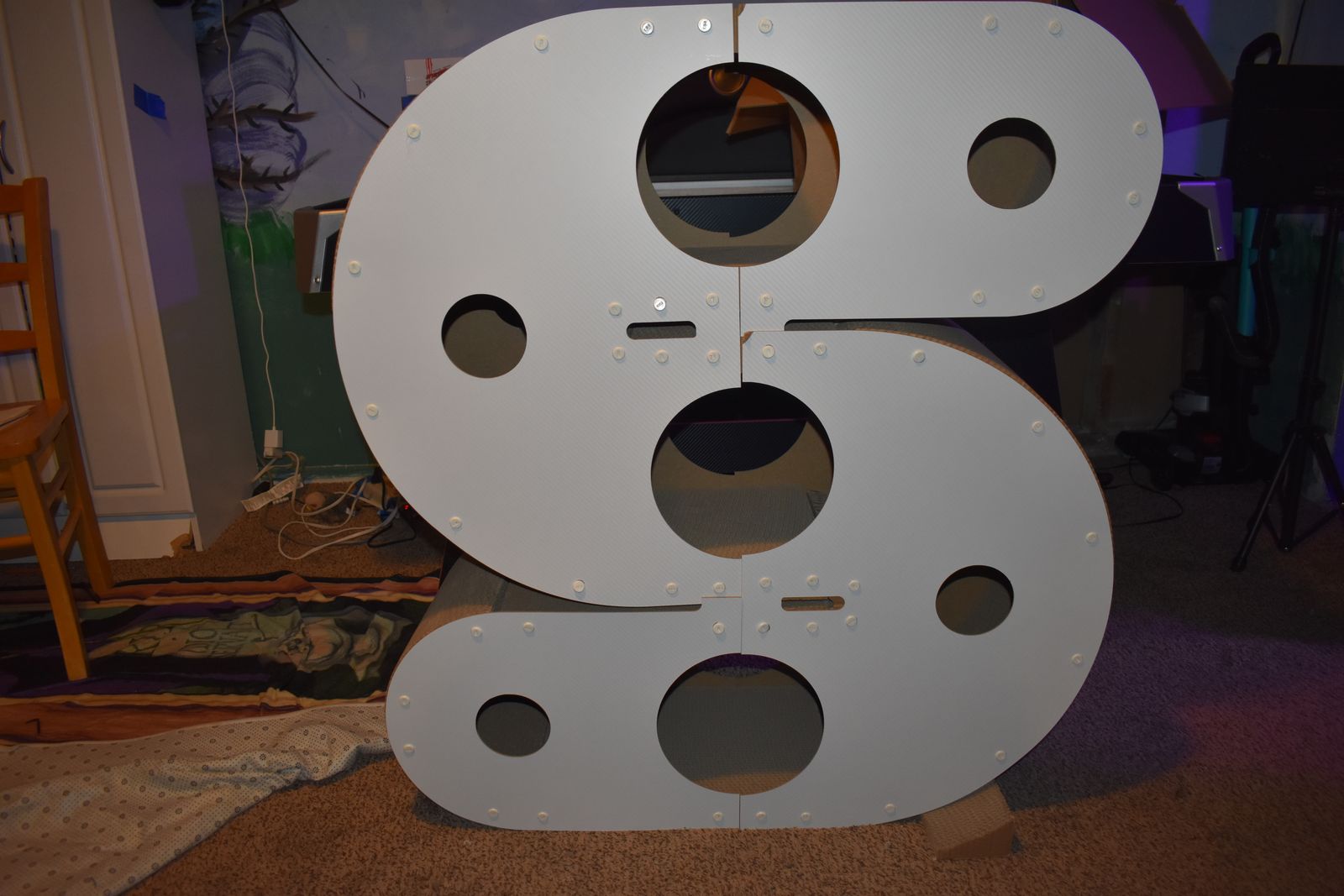 3-in-1 S-Shaped Cat Scratching Board Tunnel,  Climbing, Scratching