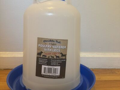 2 Gallon Poultry Waterer- Brand New