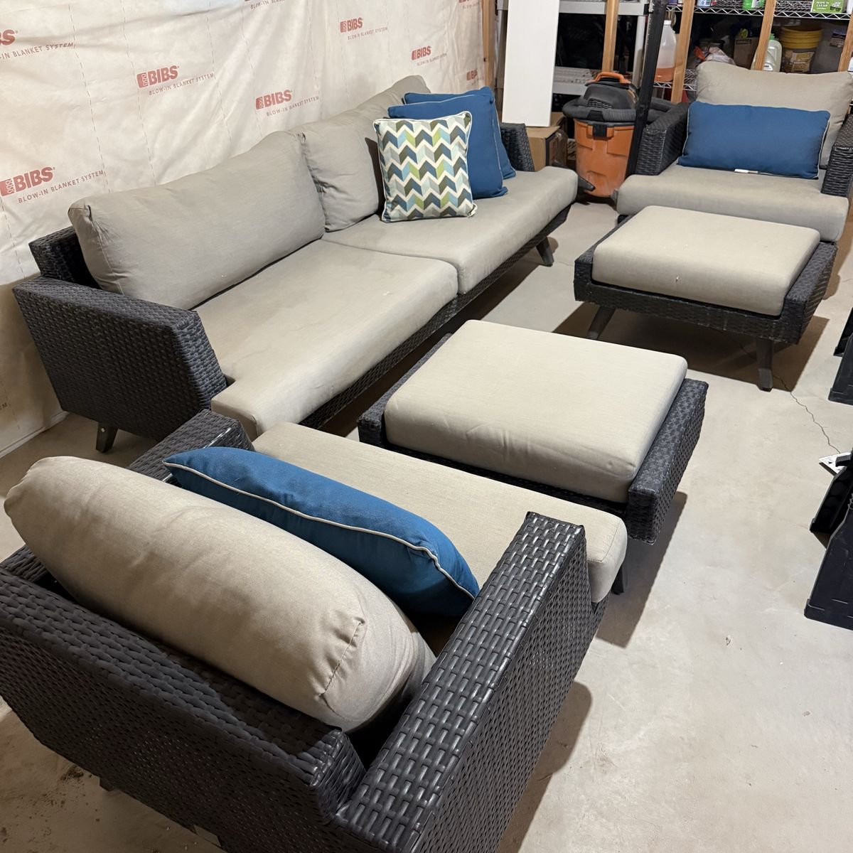 7-Piece Outdoor Patio Conversation Set