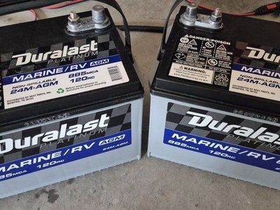 Duralast Platinum AGM Marine/RV Battery 24M-AGM (Pair)