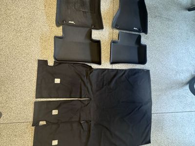 Porsche Macan All Weather Floor Mats and Canvasback Cargo Protector
