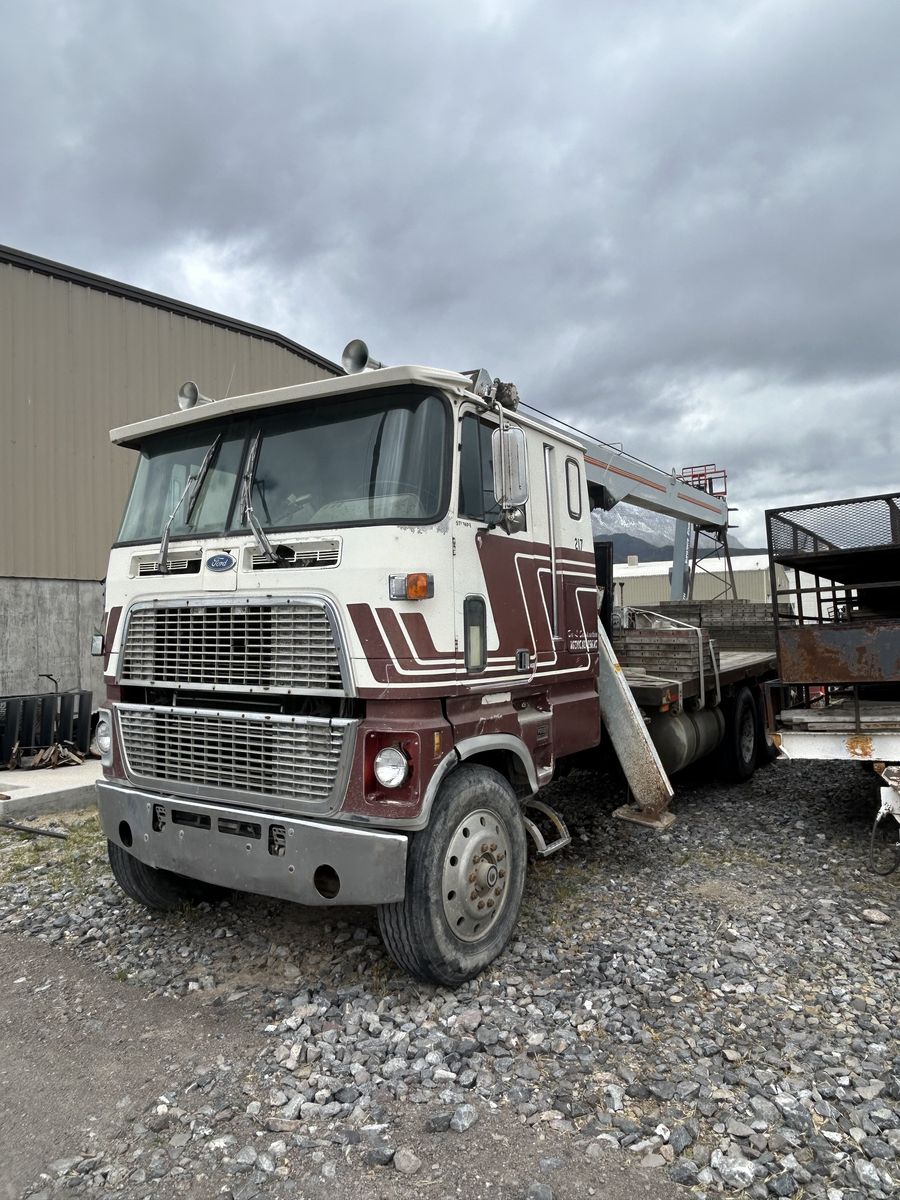 Concrete forms, trucks, equipment