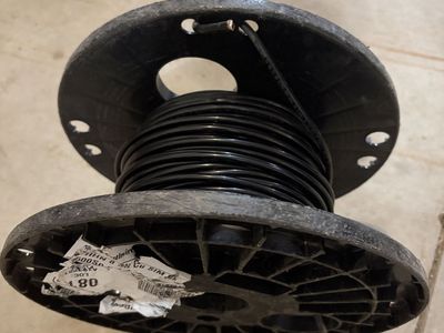 130 ft. 8 gauge Black Stranded CU SIMpull THHN Wire