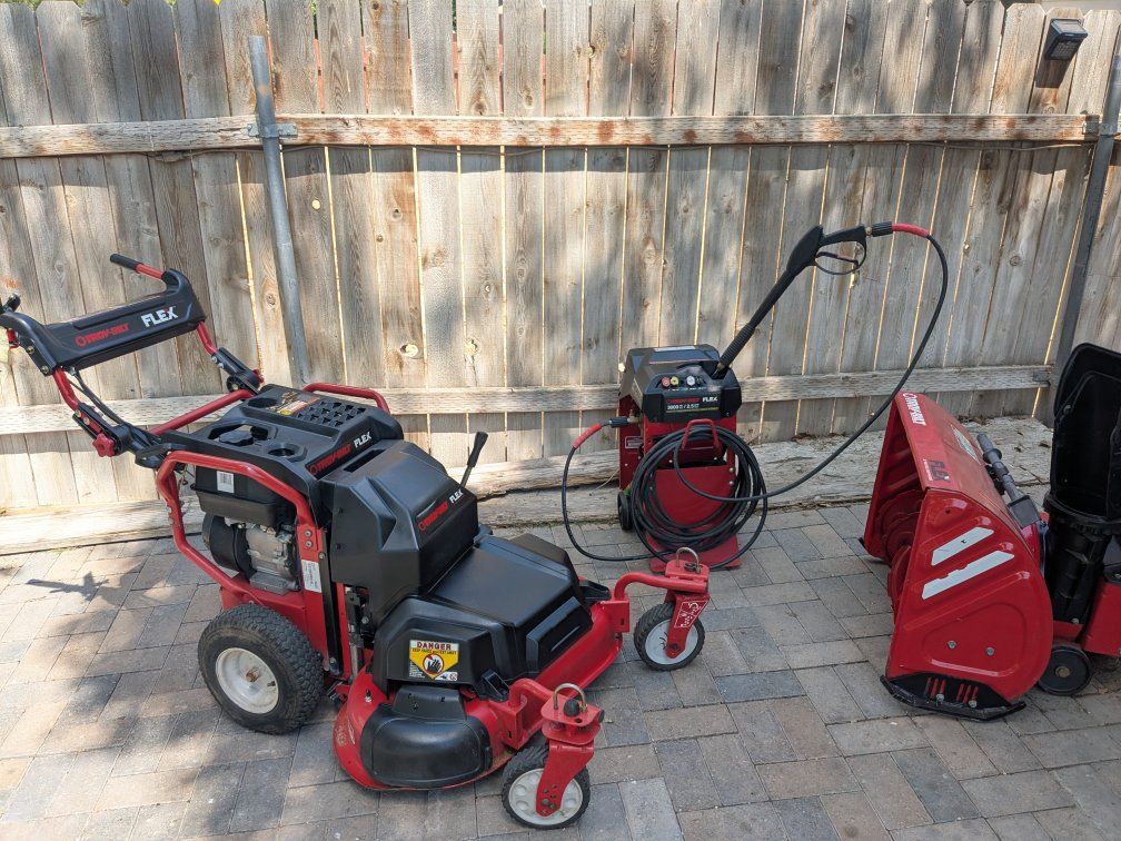 28" Mower Snowblower Pressure washer zero turn