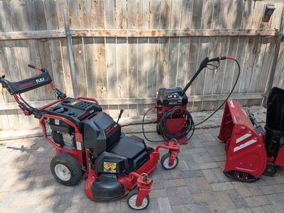 28" Mower Snowblower Pressure washer zero turn