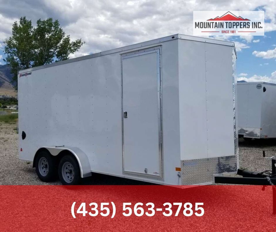 NEW WELLS CARGO 'DELUXE MODEL' 7X16 TRAILER 16 FT.