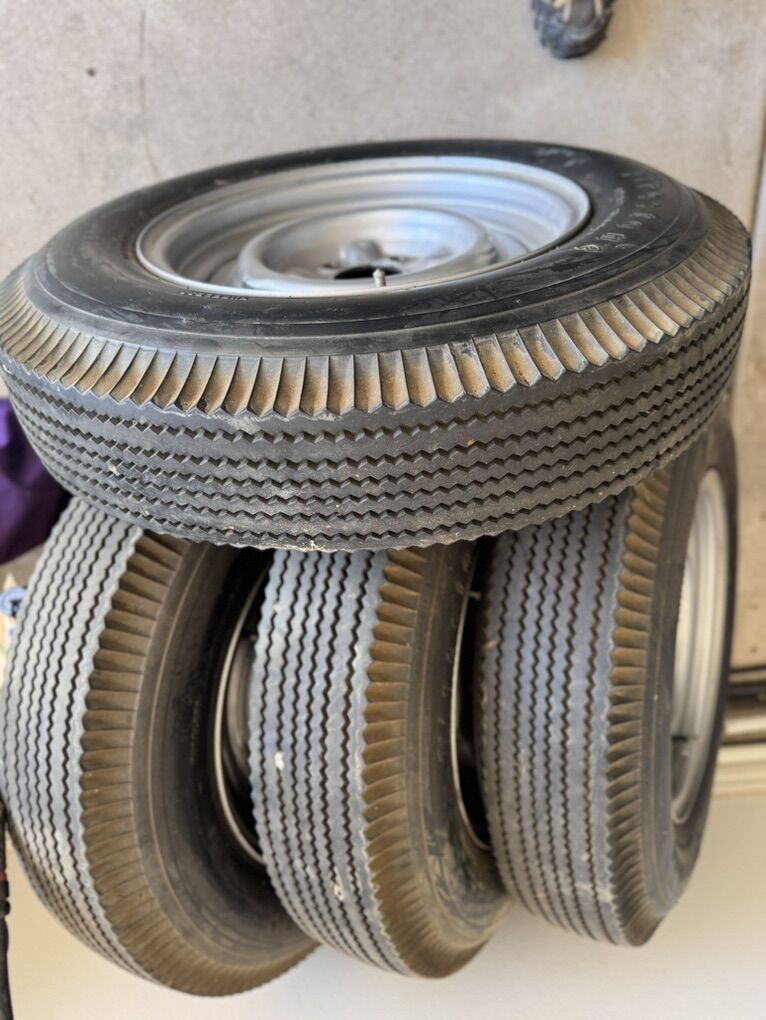 Tires, Rims And Hub Caps