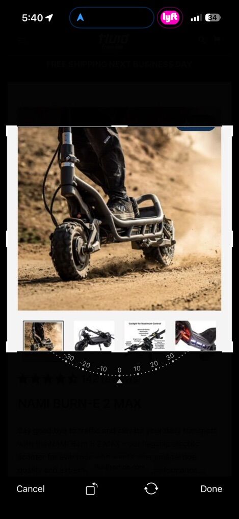 Nami Burn E2 Max Electric Scooter