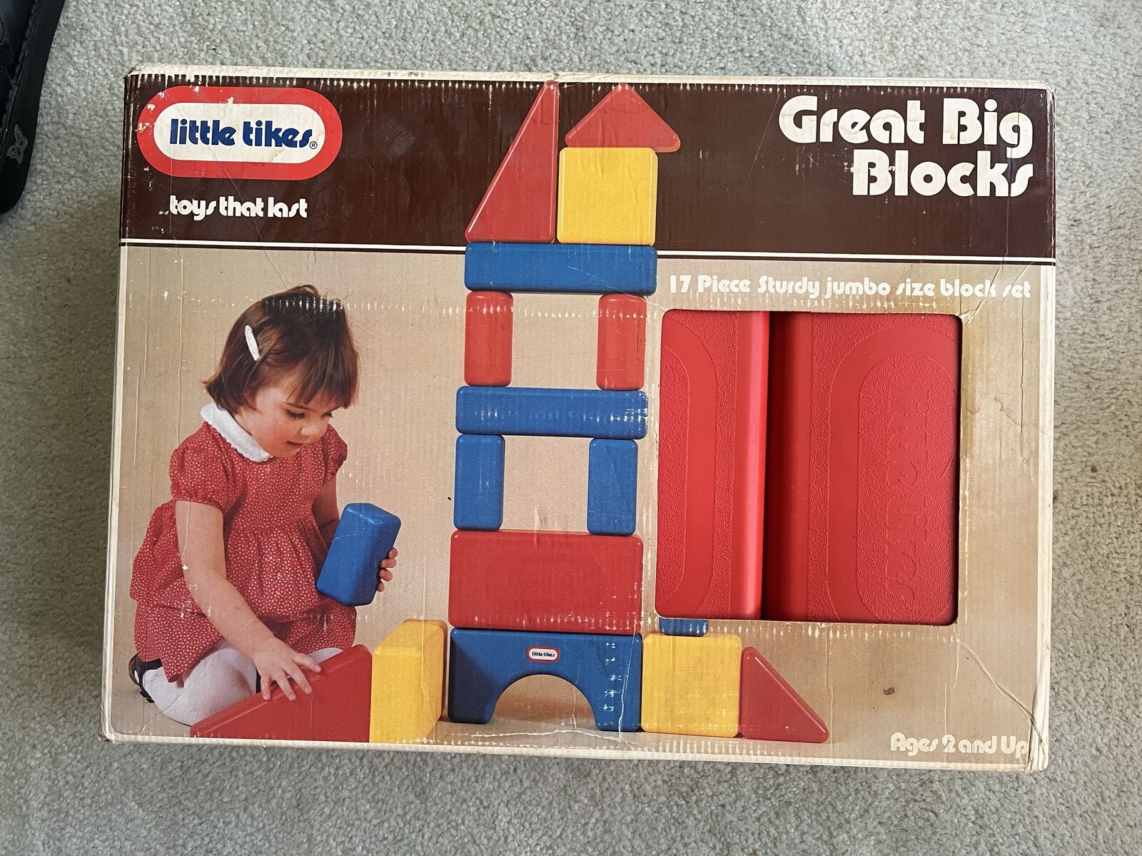 Little Tikes Great Big Blocks Vintage 1980s