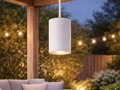 New Matte White 10" LED Pendant Light
