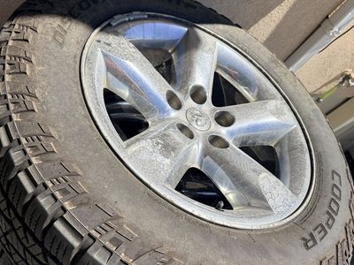 Cooper Discoverer A/T3 Tires with Dodge Ram wheels