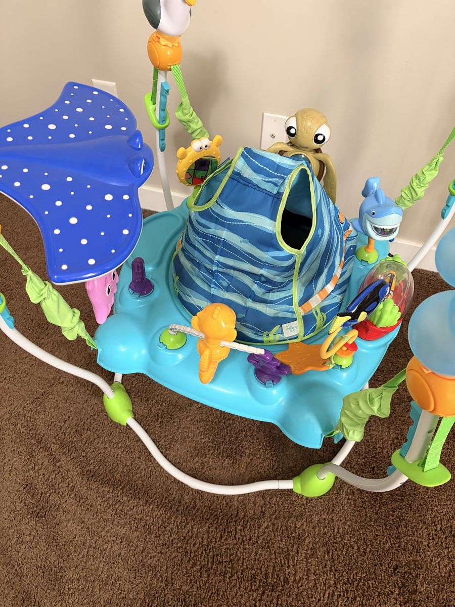Disney Baby Finding Nemo Sea of Activities Jumper - Excellent Condition