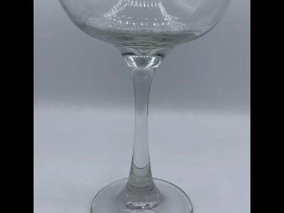 Vintage Frontier Hotel & Gambling Hall Las Vegas Giant Margarita Glass - Souvenir