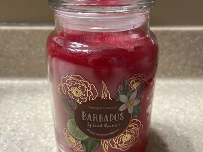Yankee Candle Barbados Spiced Rum 22oz Jar Candle