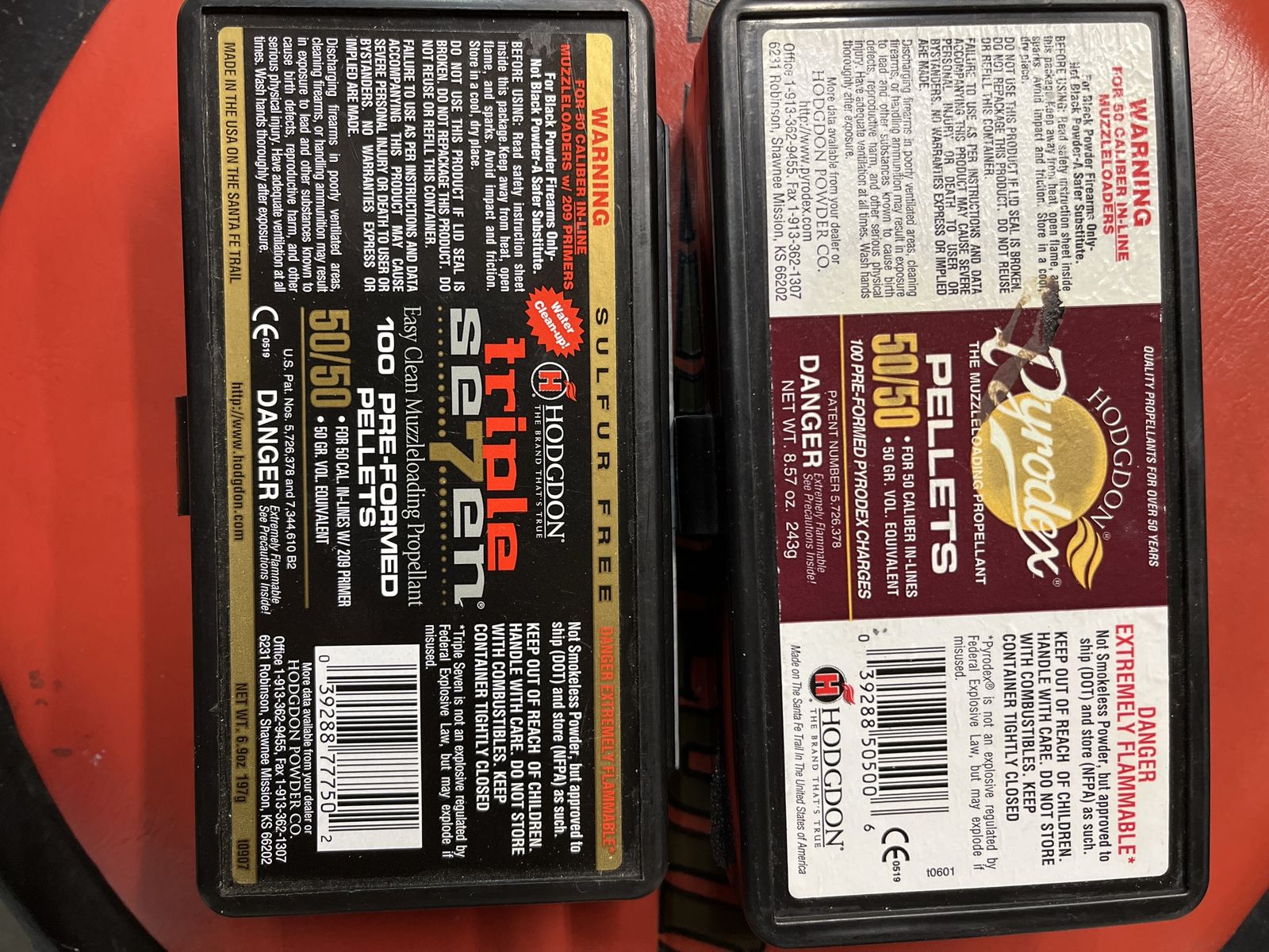 Hodgdon Triple Seven or Pyrodex 50 Caliber Muzzleloading Pellets - Pre-Formed