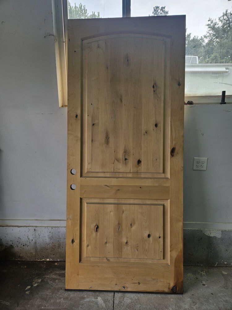 solid hickory door