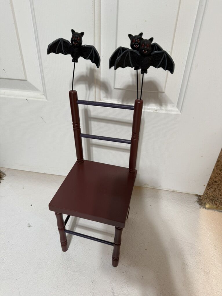 Doll Chair With Bats American Girl Sized
