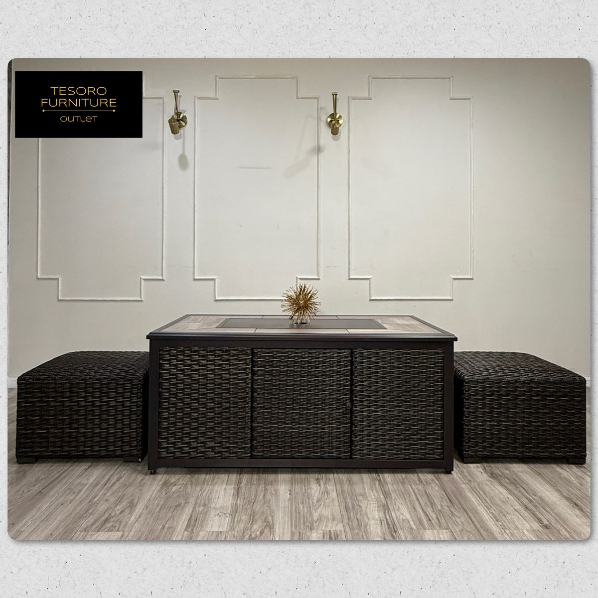 NEW FIRE PIT TABLE WITH SEATS