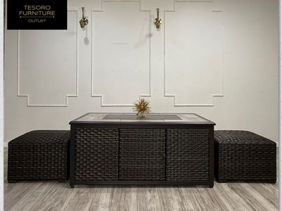 NEW FIRE PIT TABLE WITH SEATS