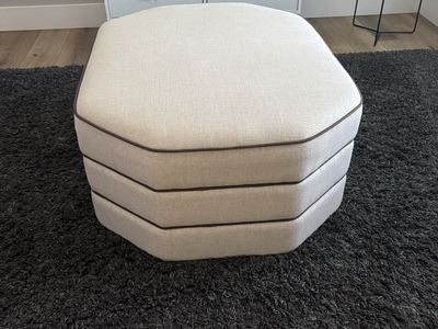 Studio McGee/McGee & Co. Rafferty Hexagon Ottoman Rare/Sold Out!