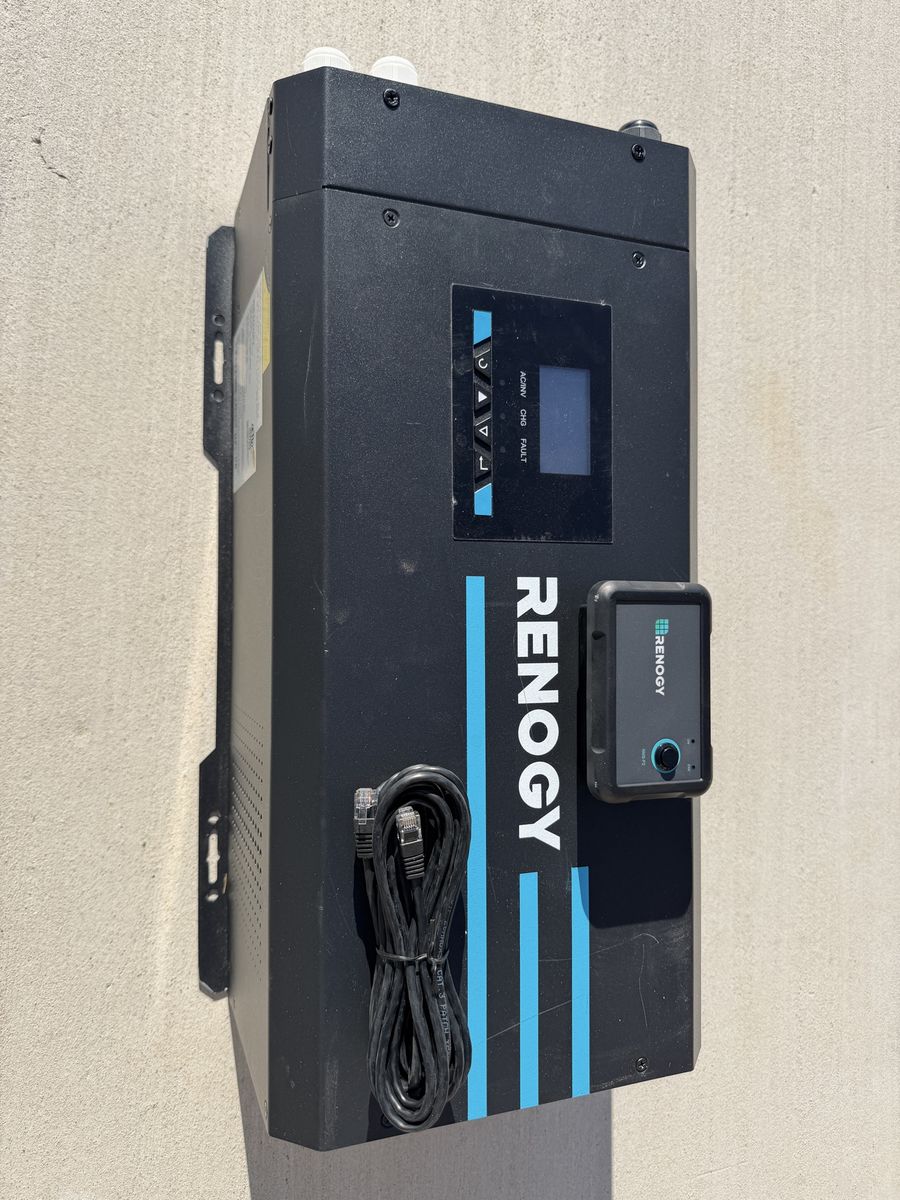 Renogy 3000W 12V Pure Sine Wave Inverter Charger w/ Bypass Function