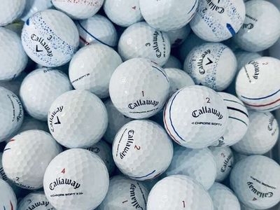 150 excellent cond Callaway Chrome Soft Balls