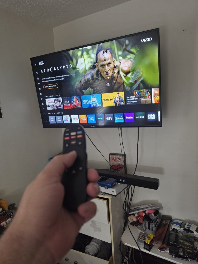 VIZIO 40-inch Smart LED TV with Remote, Soundbar, and Subwoofer