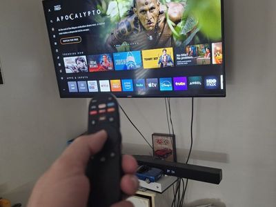 VIZIO 40-inch Smart LED TV with Remote, Soundbar, and Subwoofer