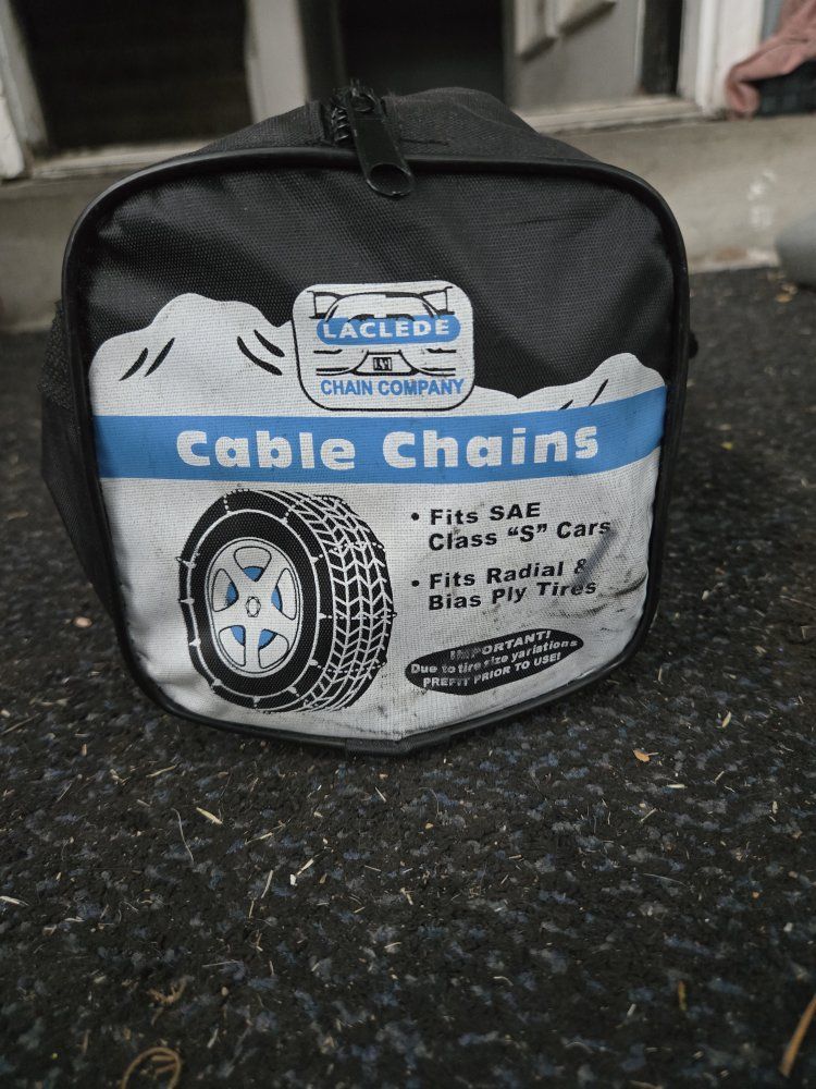 Laclede Cable Tire Chains - Fits SAE Class "S" Cars, Radial & Bias Ply Tires
