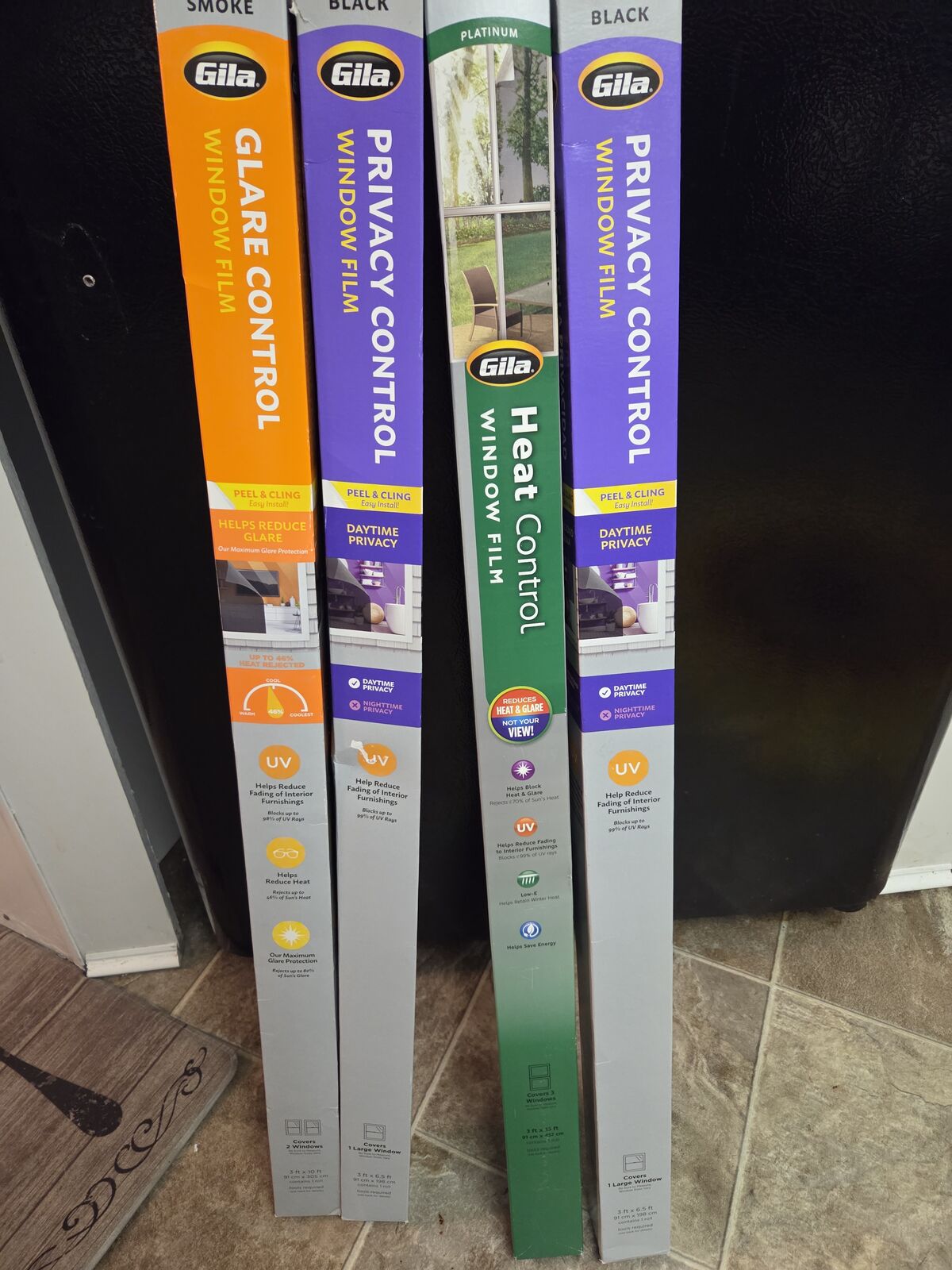 Gila window film. Hardly used if at all