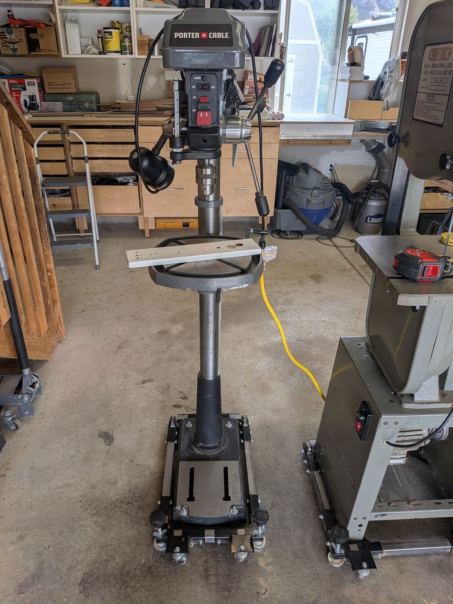 Porter Cable Drill Press w/ Laser & Light – PCB660DP
