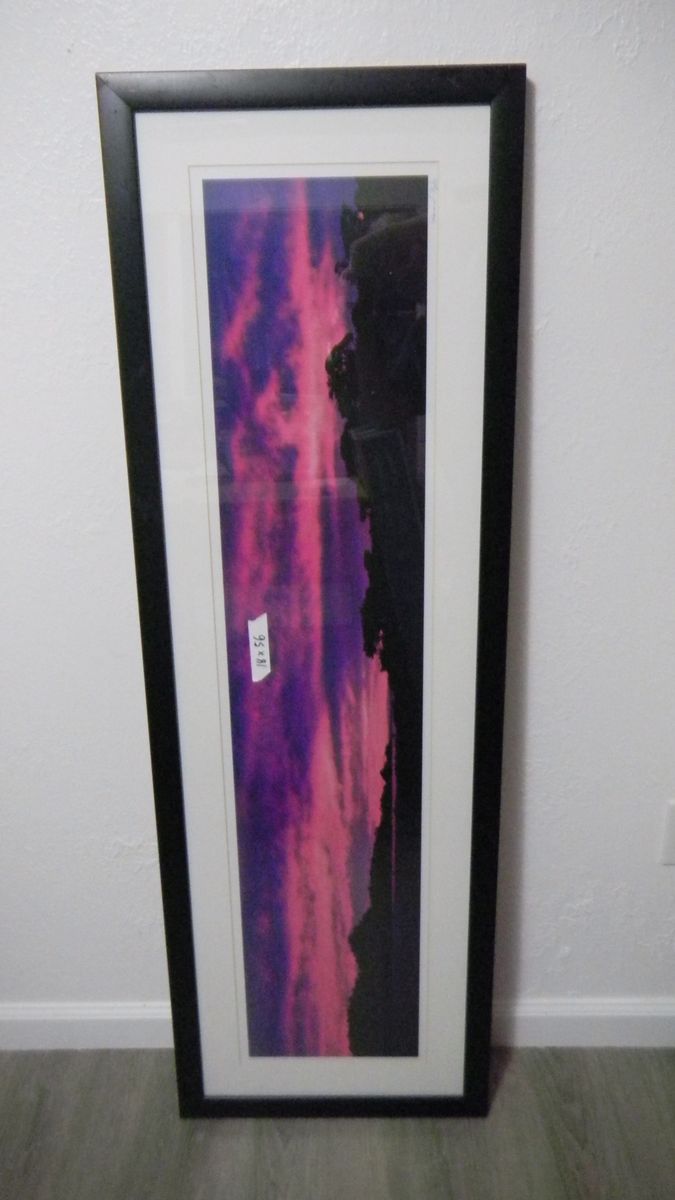 Signed  Howard Ruby  Purple Sunset 