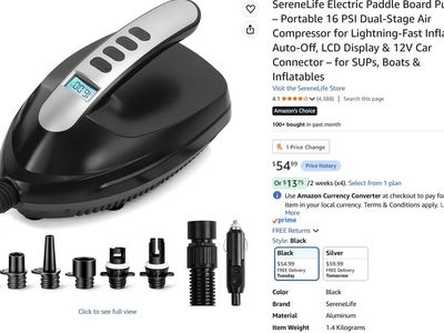 Electric Paddleboard Pump