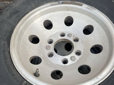 Vintage chevy truck aluminum wheels