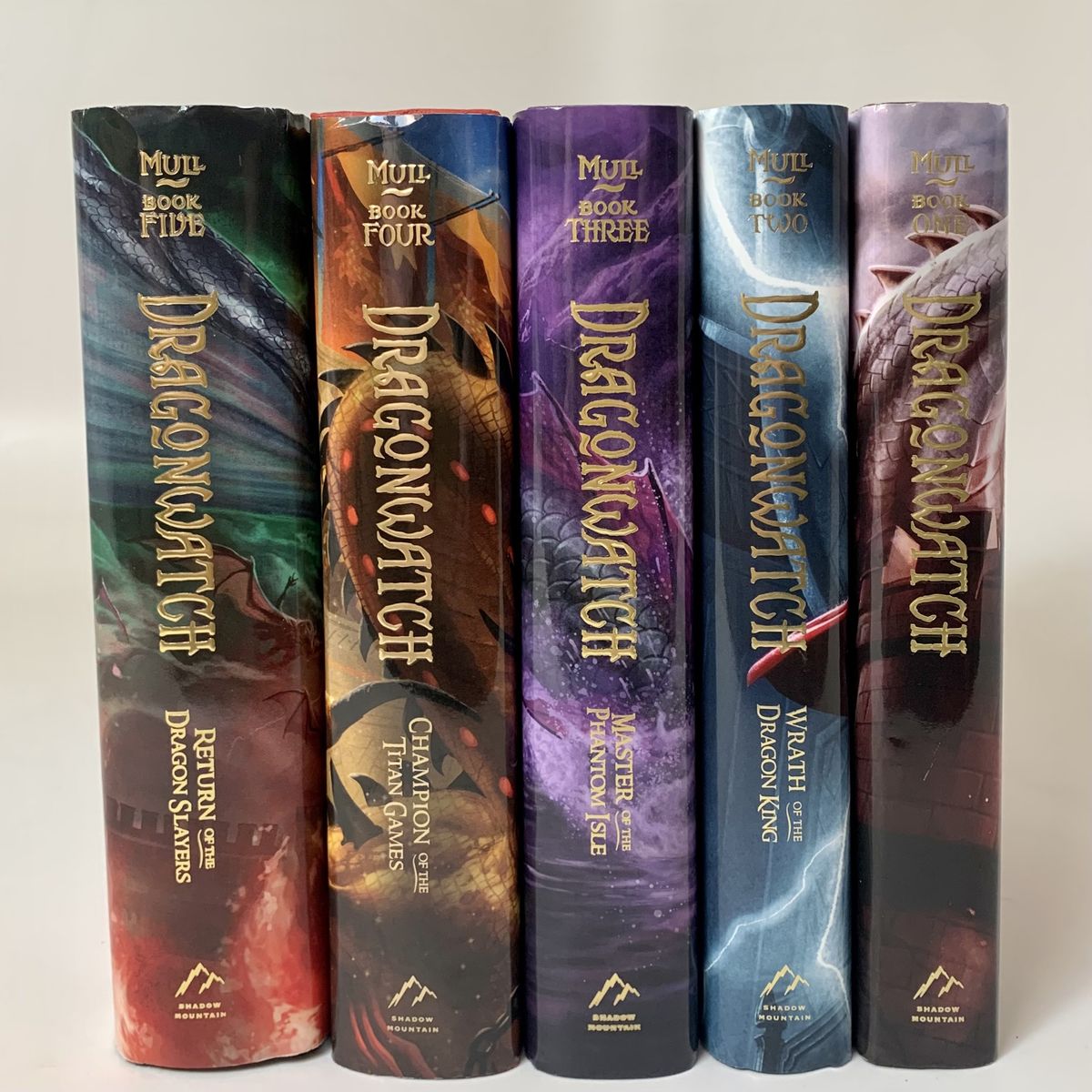 Dragonwatch hardcover books set 1-5
