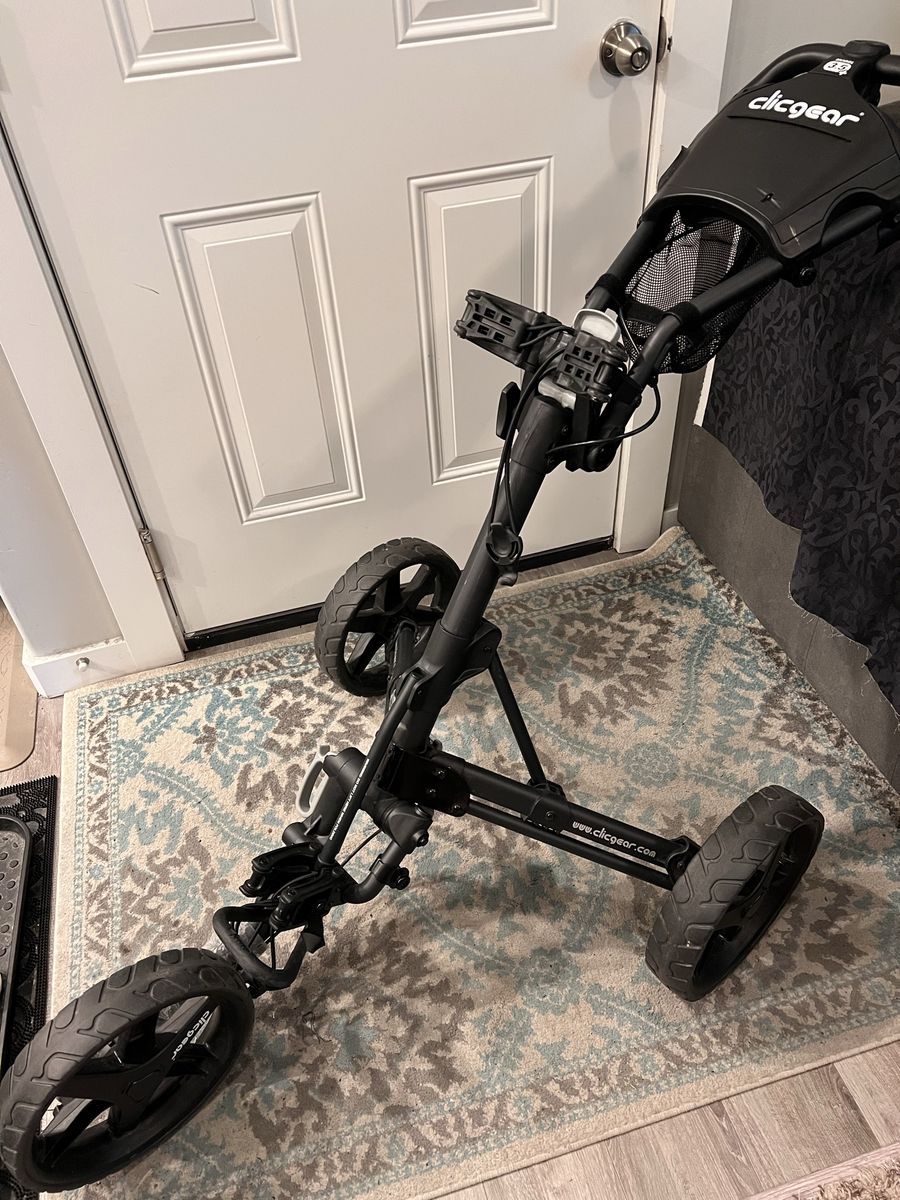 Clicgear 3.5+ Golf Push Cart - Black 1