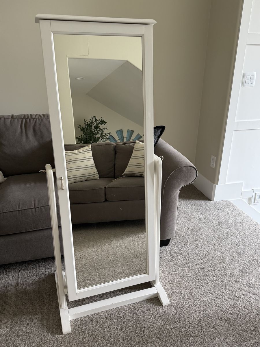 Jewelry Cabinet with Mirror 