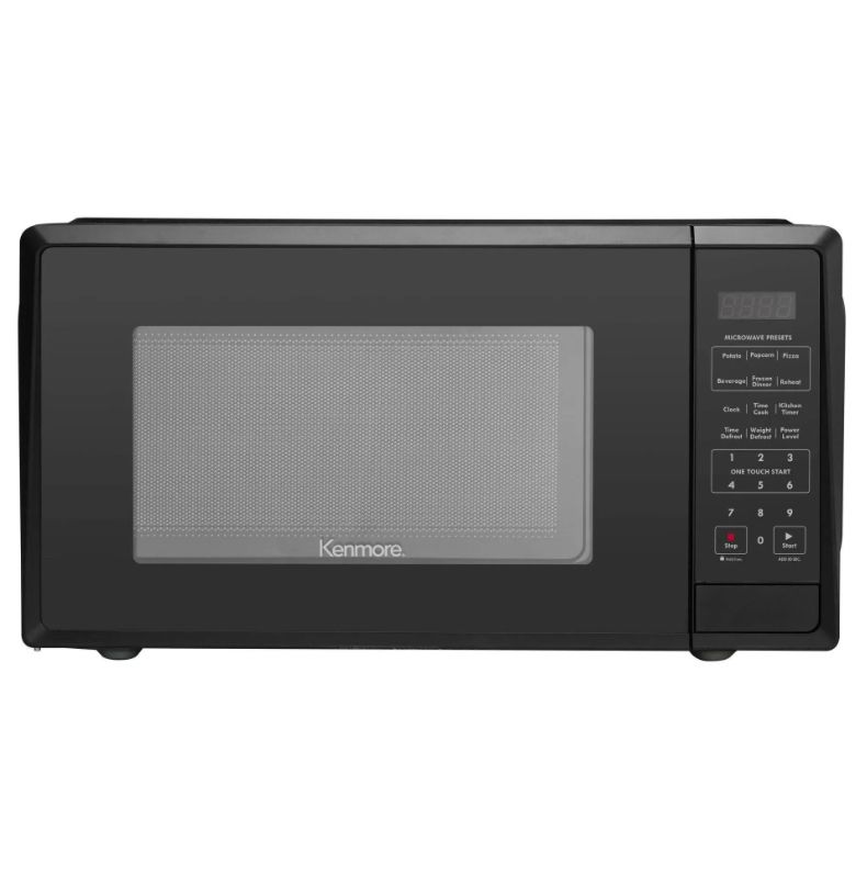 New Kenmore 1.1cu Ft Black Microwave