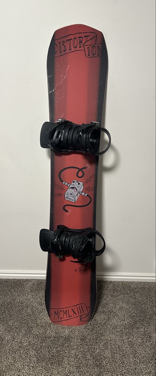 Snowboard and Bindings