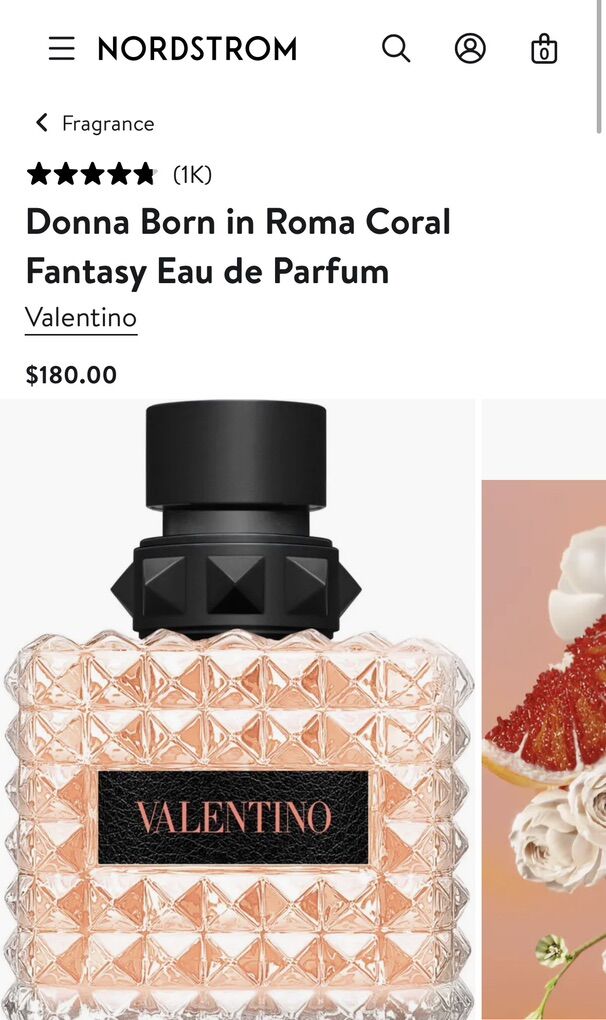 Valentino Born In Roma Coral Fantasy Perfume 3.4