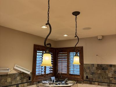 Vintage Hanging Chandelier / Pendant Light Fixture