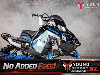 2026 Polaris® Patriot Boost PRO RMK 155 Gloss Black / Blue Dusk
